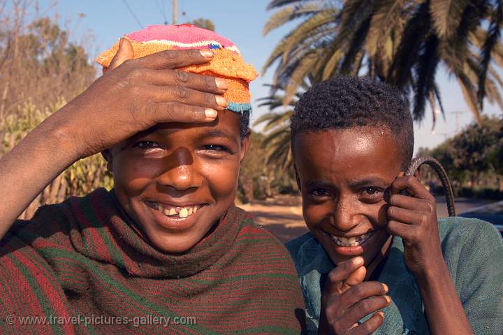 boys having fun near Lake Tana, Bahar Dar 