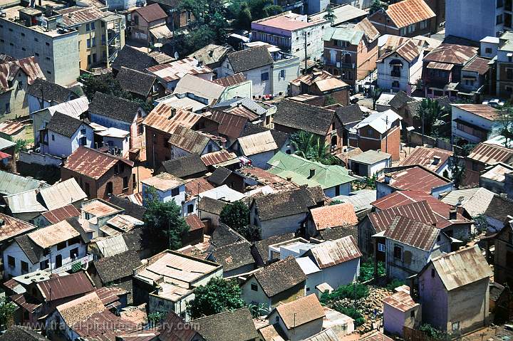 Antanarivo roofs and houses
