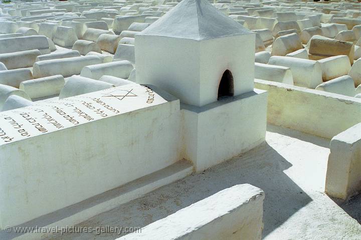 Pictures of Morocco -  Jewish cemetery, Marrakech