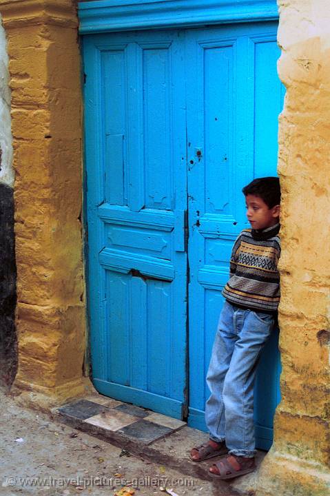 Pictures of Morocco -  in the town of Taliouine, Anti Atlas Mountains