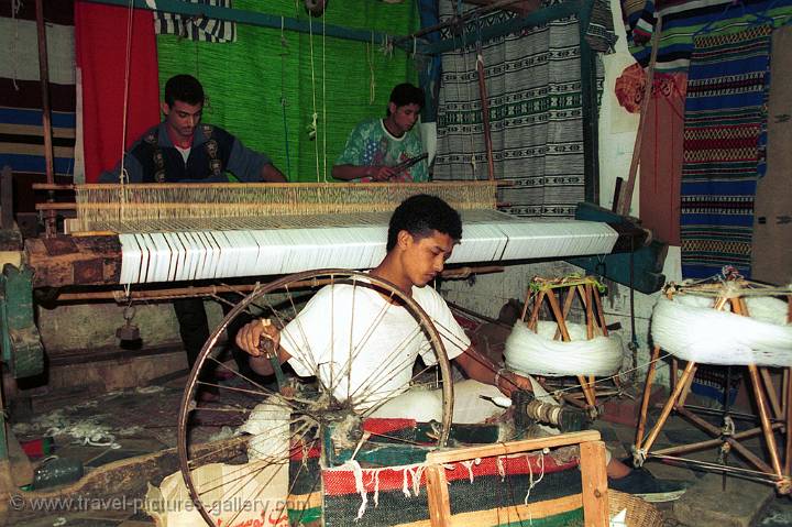 in a carpet weavers village