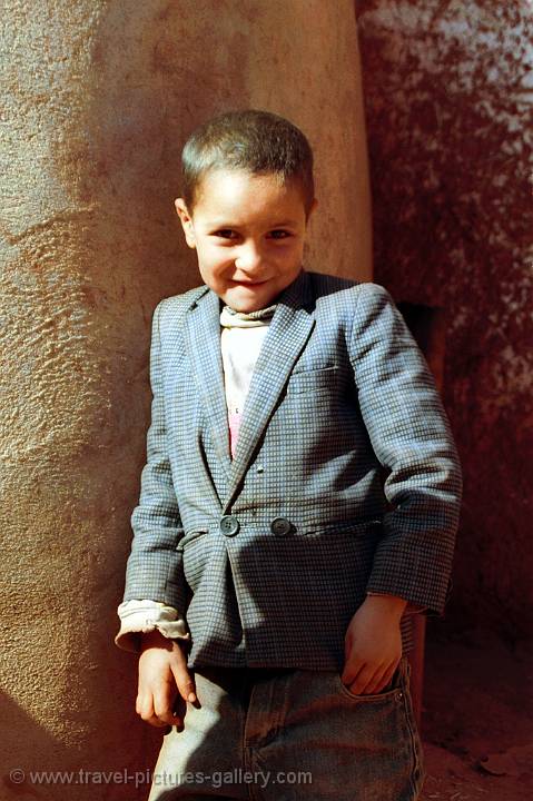 boy in a Berber village near Marrakech