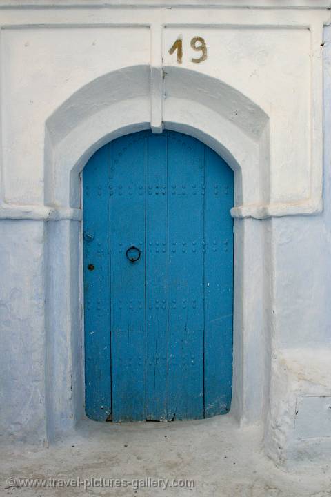 blue door, Kasbah, Casablanca