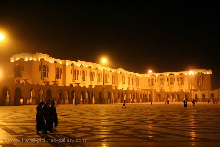square in front of Hassan II Mosque, Casablanca