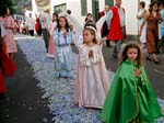 girls at a flower procession, Furnas, So Miguel