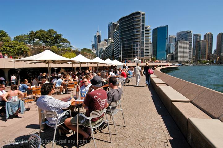 Pictures of Australia - Sydney-0006 - Circular Quay, outdoor cafe terrace