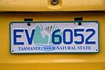 Tasmanian license plate