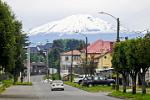 Volcan Calbuco from Puerto Varas town