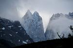 dramatic peaks from the Refugio las Torres