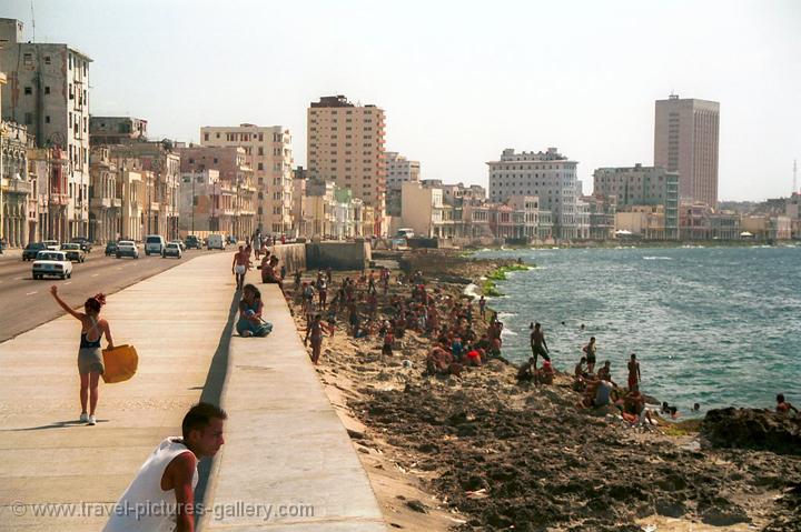 the Malecon, the boulevard in Havana