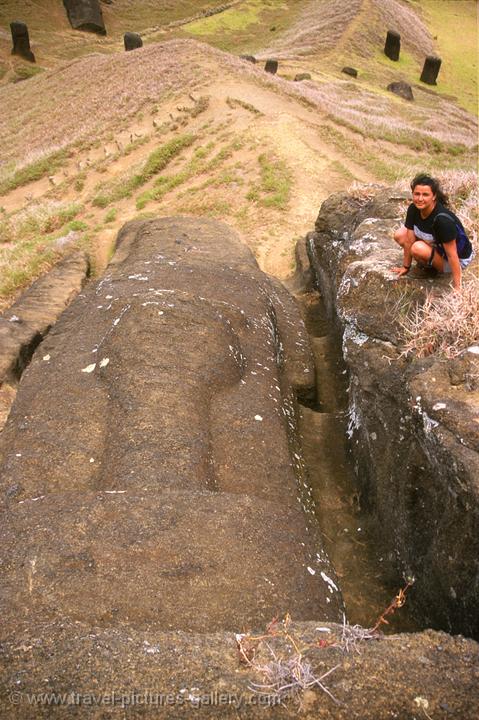 unfinished moai