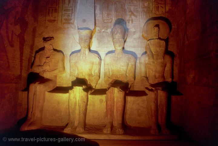 inner sanctum at the Temple of Ramses II