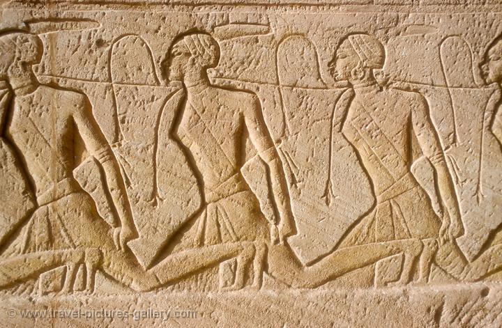 relief of slaves, Temple of Ramses II