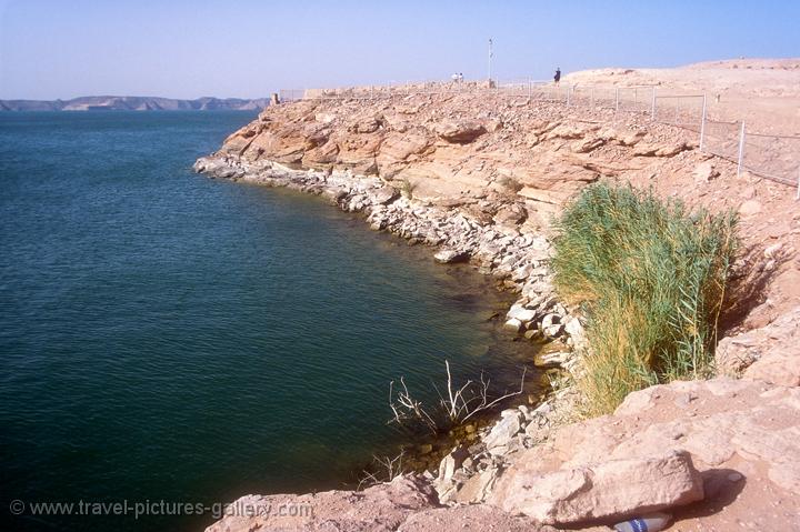 the bank of Lake Nasser where the original temple was situated