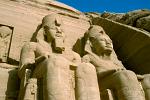 the Temple of Ramses II at Abu Simbel, 230 km southwest of Aswan