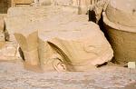 toppled head, Temple of Ramses II