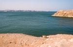 the bank of Lake Nasser where the original temple was situated