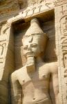 statue at the Small Temple or Temple of Hathor and Nefertari