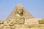 the Sphinx and the Chefren Pyramid
