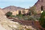 Saint Catherine's Monastery lies at the foot of Mount Sinai