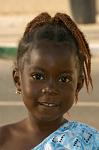 smiling Banjul girl