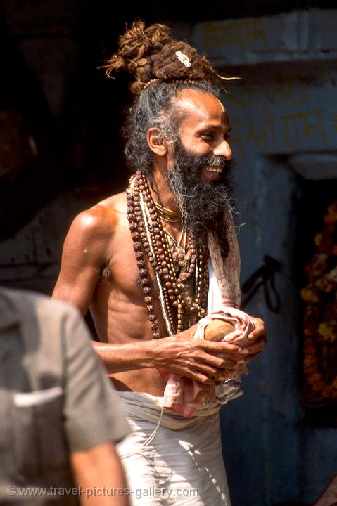 Pictures of India - Orissa-0023 - a Saddhu or holy man, Puri