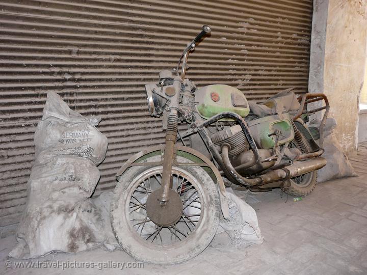 dusty motor cycles