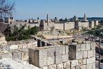 the old city walls were built by the Turkish sultan Suleiman the Magnificent