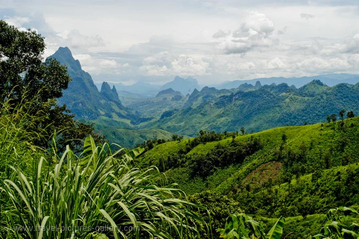 Pictures of Laos - North-Laos-0024 - mountain scenery