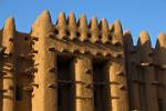 detail of the Grand Mosque, Sahel or Sudanese style