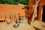 rural village life, oven and cooking place