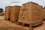 traditional mud brick, adobe architecture, granaries