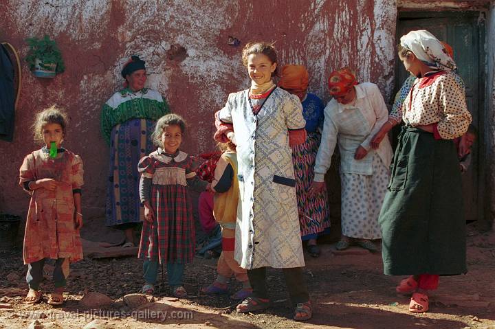 Pictures of Morocco -  in a Berber village near Marrakech