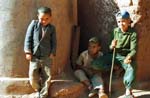 Pictures of Morocco -  kids in a Berber village near Marrakech