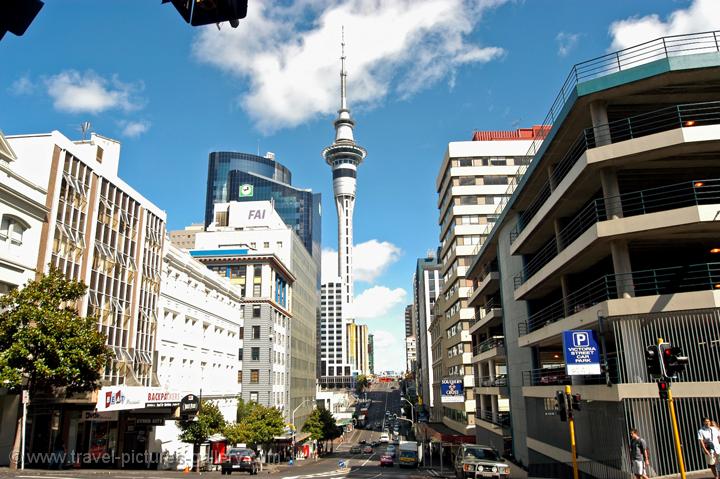 Pictures of New Zealand - Auckland-0003 - downtown Auckland with the ...