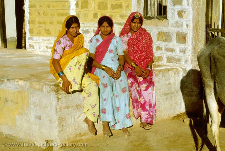 Rajasthan girls, desert beauties, India