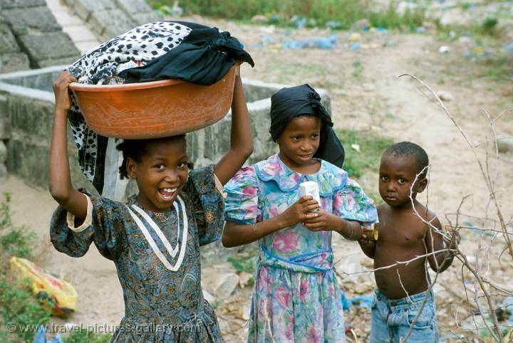 children in Zanzibar, Tanzania