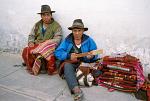 men selling rugs, Sucre, Bolivia