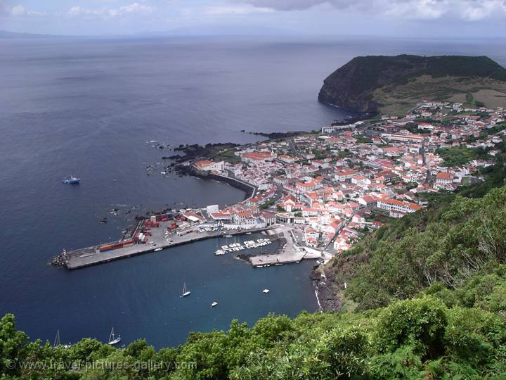 Velas, the main town on SoJorge Island