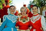 traditionally dressed girls, Rostov Veliky