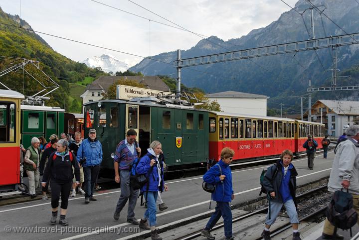 the Schynige Platte train