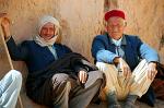Berber men relaxing in the shade
