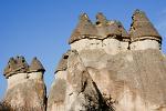 the Fairy Chimneys rock formations nearby Göreme