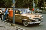 vintage car, a Dolmus collective taxi
