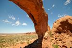 surreal sandstone formations in Arches NP