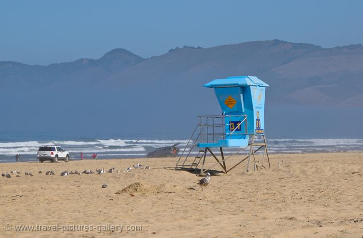 Pictures Of The Usa California Coast 0003 Beach Patrol Cabin