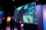 interactive displays at the Astronaut's Hall of Fame