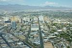 view over downtown Vegas from the Stratosphere Tower