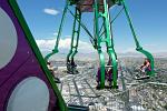the Stratosphere Tower Insanity ride