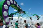 the Insanity Ride, swinging from the Stratosphere Tower